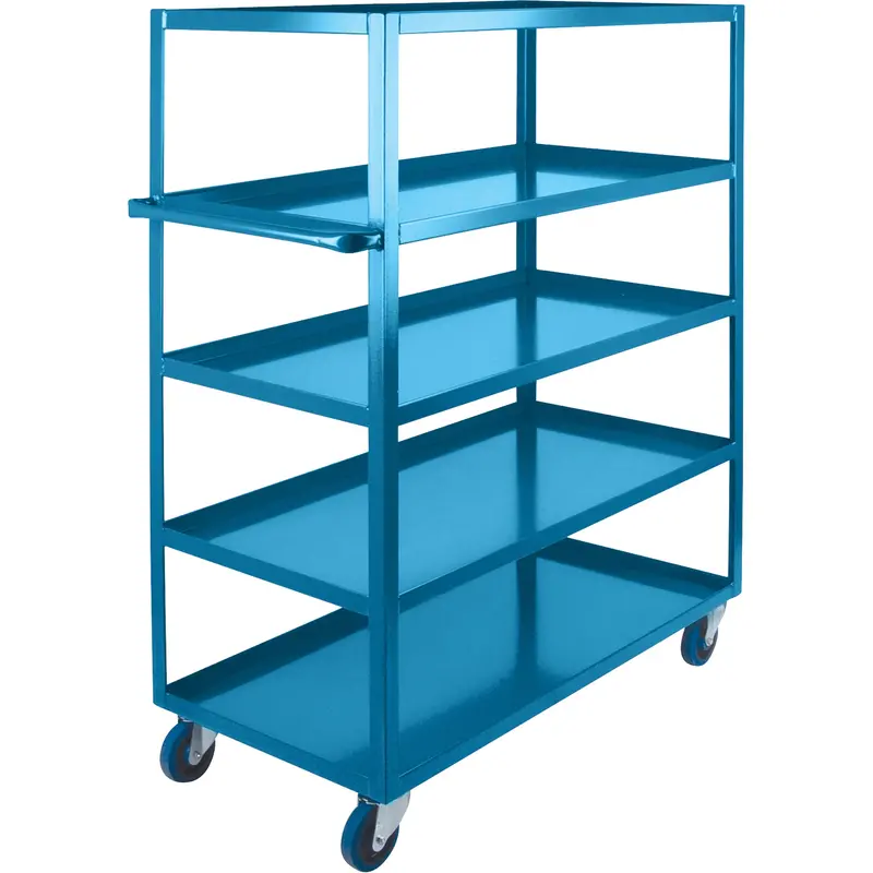Heavy-Duty Shelf Carts, 5 Tiers, 24" W X 61" H X 51" D, 1200 Lbs. Capacity 1
