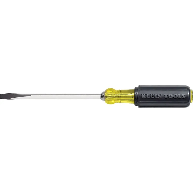 Heavy-Duty Slot Keystone Screwdriver, 5/16", 10-15/16" L, Cushion Grip Handle 1