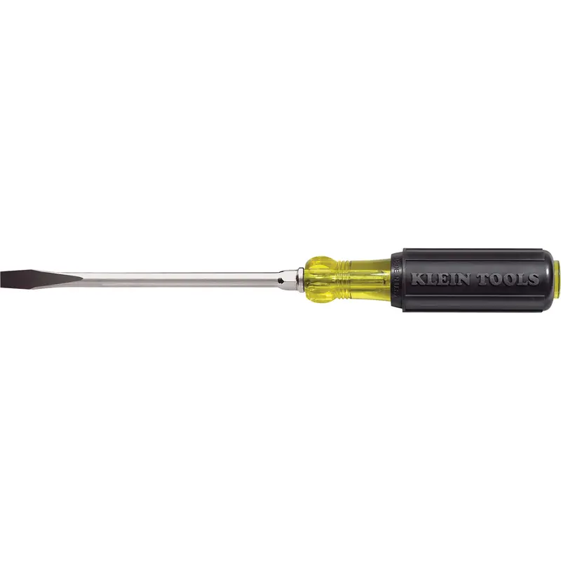 Heavy-Duty Slot Keystone Screwdriver, 5/16", 10-15/16" L, Cushion Grip Handle 1