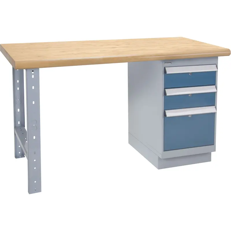Heavy-Duty Workbench, 1500 Lbs. Cap., 60" W X 30" D, 34" H 1