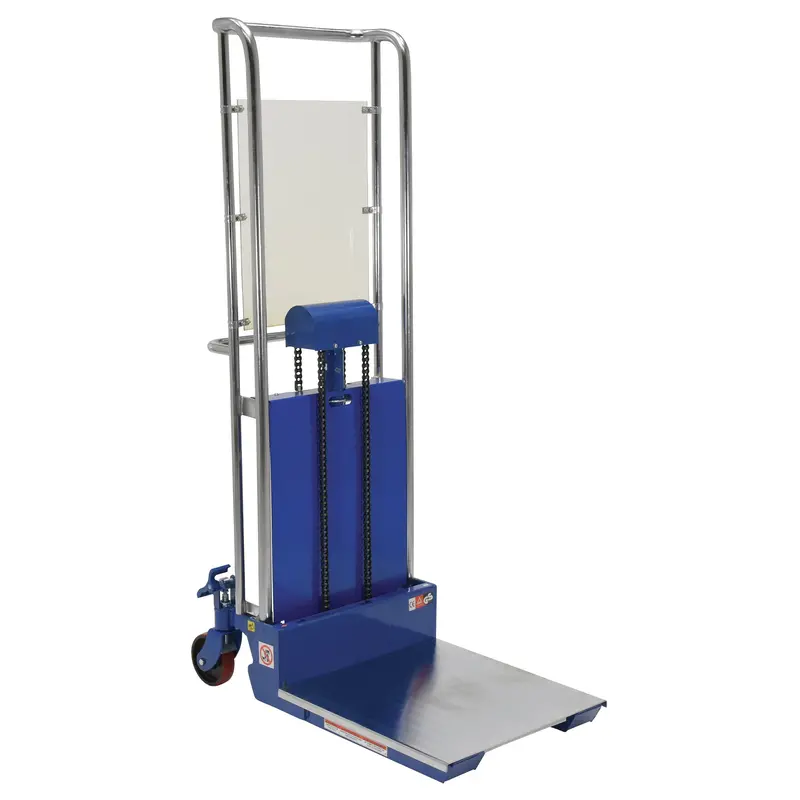 Hefti-Lift Load Stacker, Foot Pump Operated, 880 Lbs. Capacity, 59" Max Lift 1
