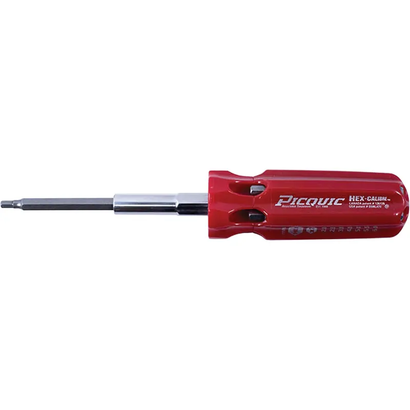 Hex-Calibre™ Metric Multi-Bit Screwdriver, Plastic Handle 1