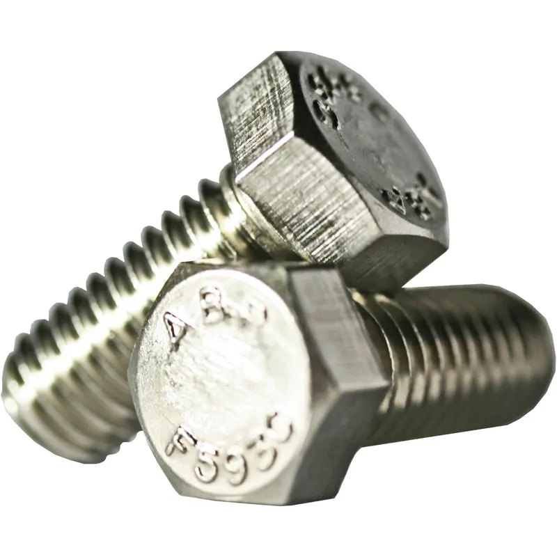 Hex Head Cap Screw, 5/16" Dia., 3/4" L, Stainless Steel, Coarse, Grade 18-8 Stainless Steel 1