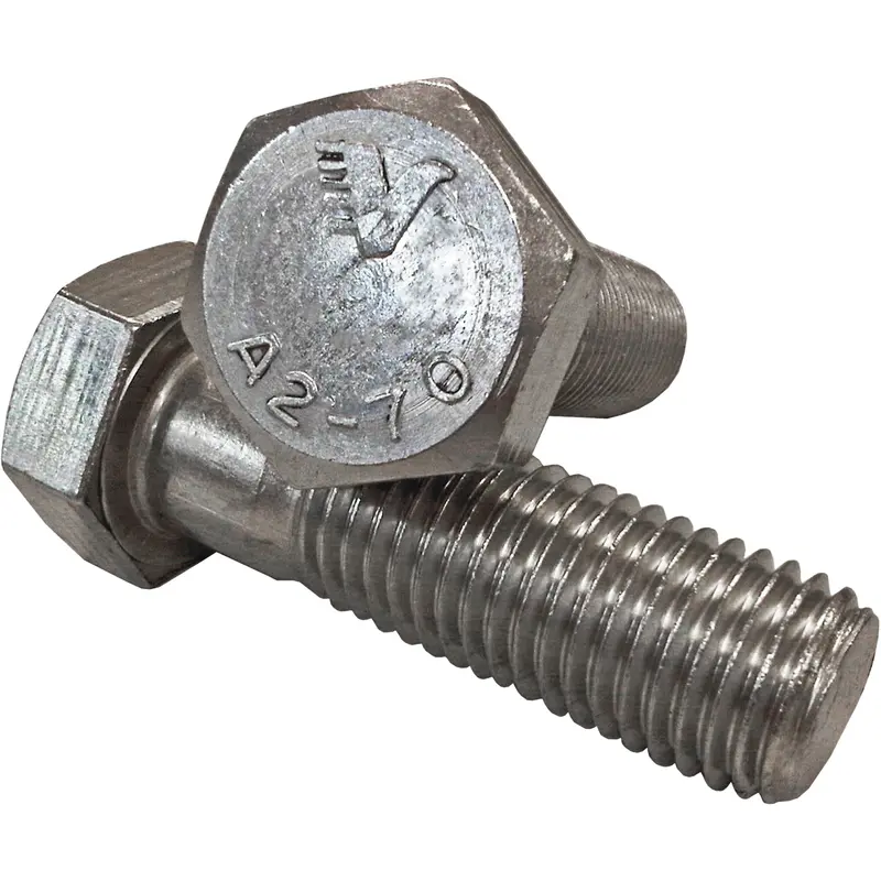 Hex Head Cap Screw, 6 Mm Dia., 30 Mm L, Stainless Steel, Coarse, Grade 18-8 Stainless Steel 1