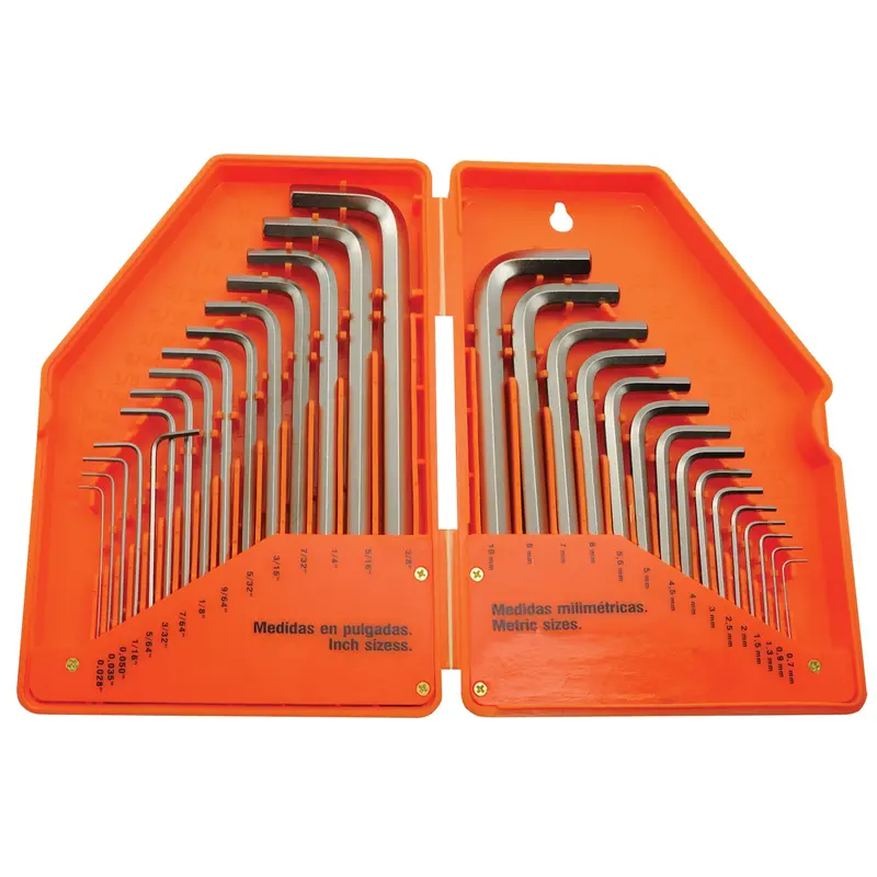 Hex Key Set, 30 Pcs., Metric & Imperial 1