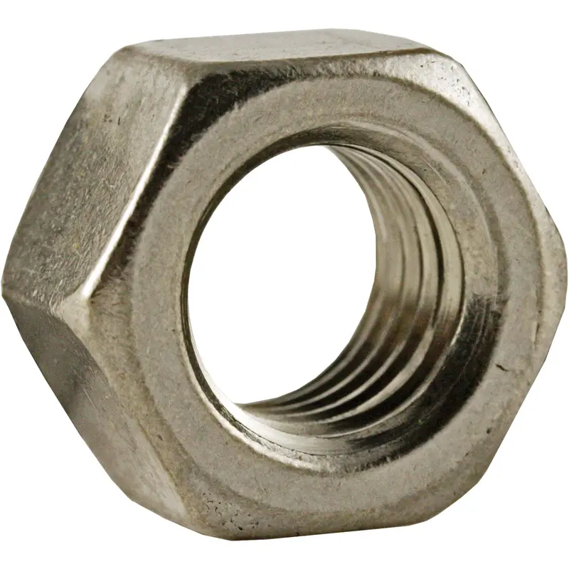 Hex Nut, 3/8", Stainless Steel, Fine Thread 1
