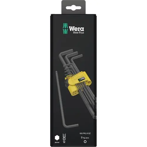 Hex Plus Key Set, 9 Pcs., Imperial 1