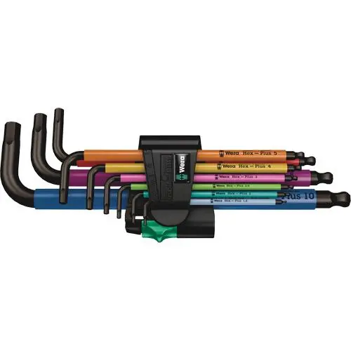 Hex Plus Key Set, 9 Pcs., Metric 1