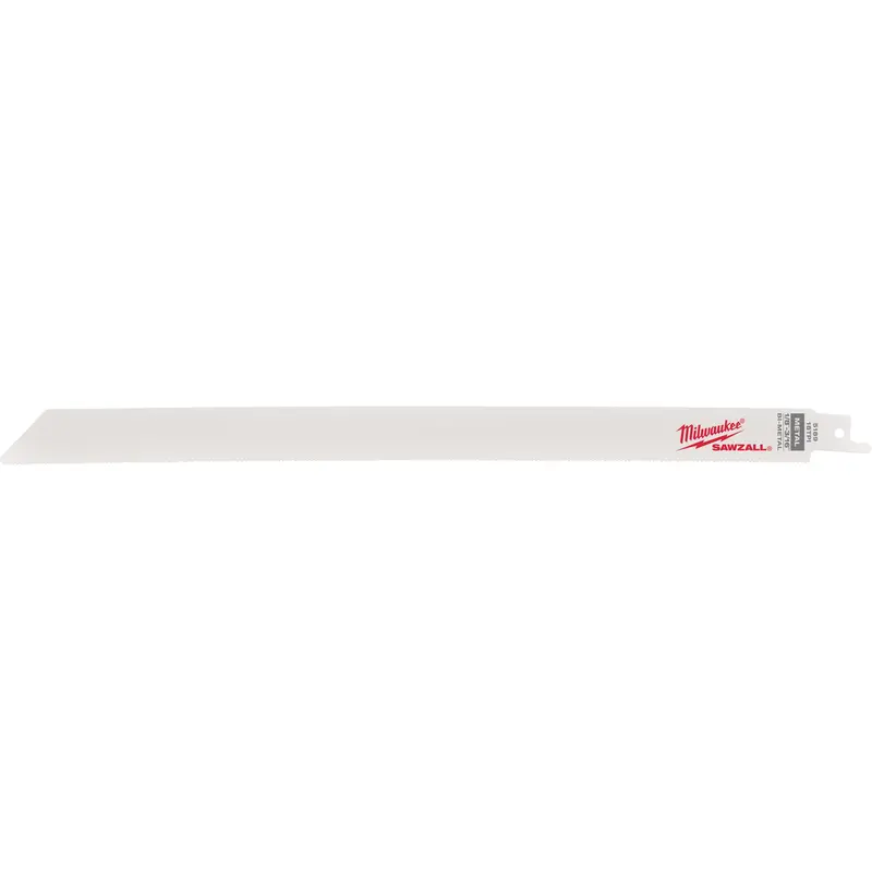 High Performance Super Sawzall® Blades, Bi-Metal, 18 Tpi, 12" L 1