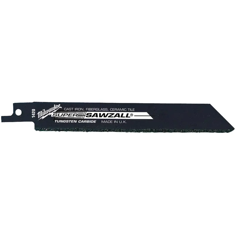 High Performance Super Sawzall® Blades, Carbide, 6" L X 3/4" W 1