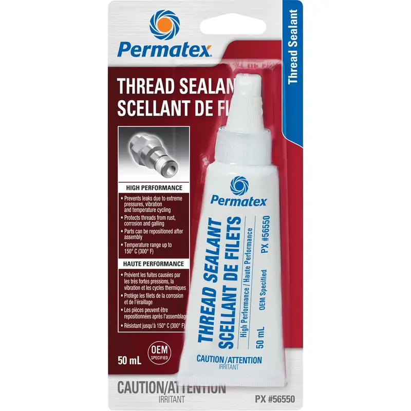 High Performance Thread Sealant, Tube, 50 Ml, -54° C - 149° C/-65° F - 300° F 1