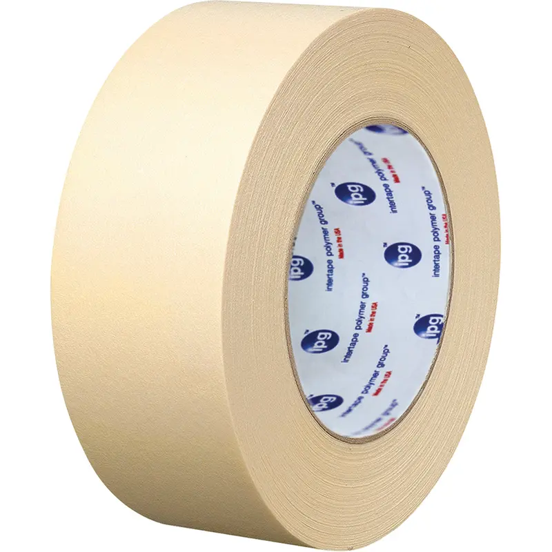 High Temperature Medium Grade Paper Masking Tape, 48 Mm (2") X 55 M (180'), Beige 1