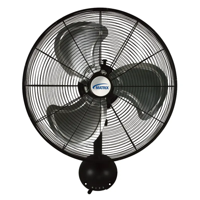 High-Velocity Oscillating Wall Fan, Industrial, 20" Dia., 3 Speeds 1