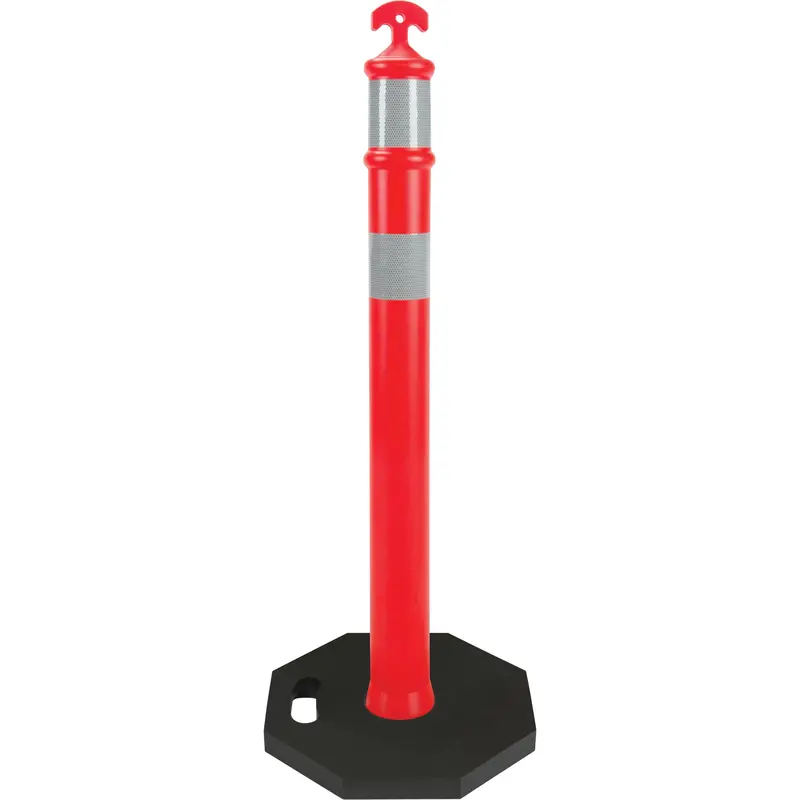 High-Visibility Delineator Post, 42" H, Orange 1