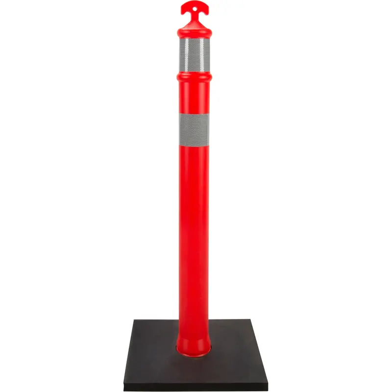 High-Visibility Delineator Post, 42" H, Orange 1