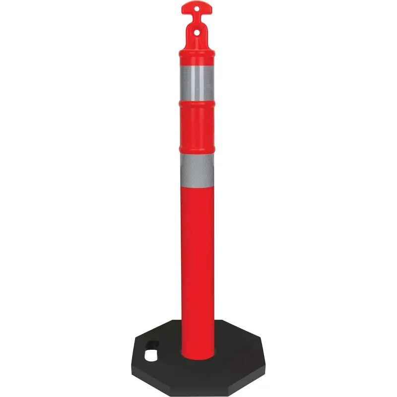 High-Visibility Delineator Post Kit, 42" H, Orange 1