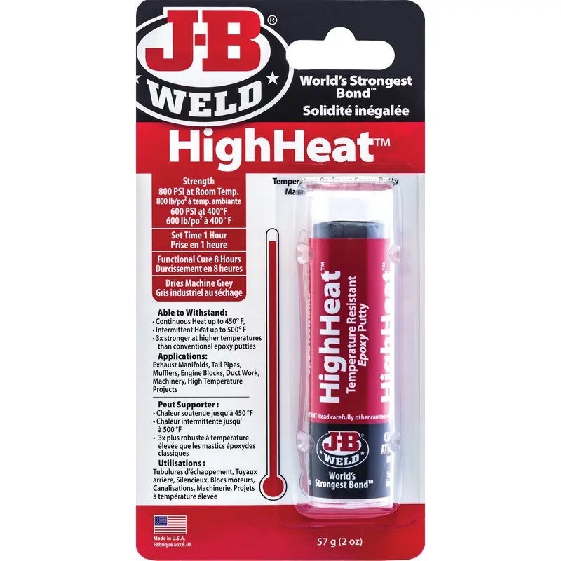 Highheat Epoxy, 2 Oz., Stick, Grey 1