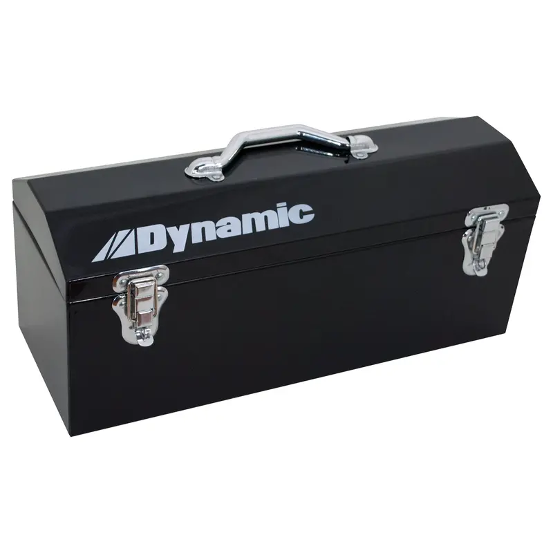 Hip Roof Tool Box, 7" D X 19" W X 7-1/2" H, Black 1