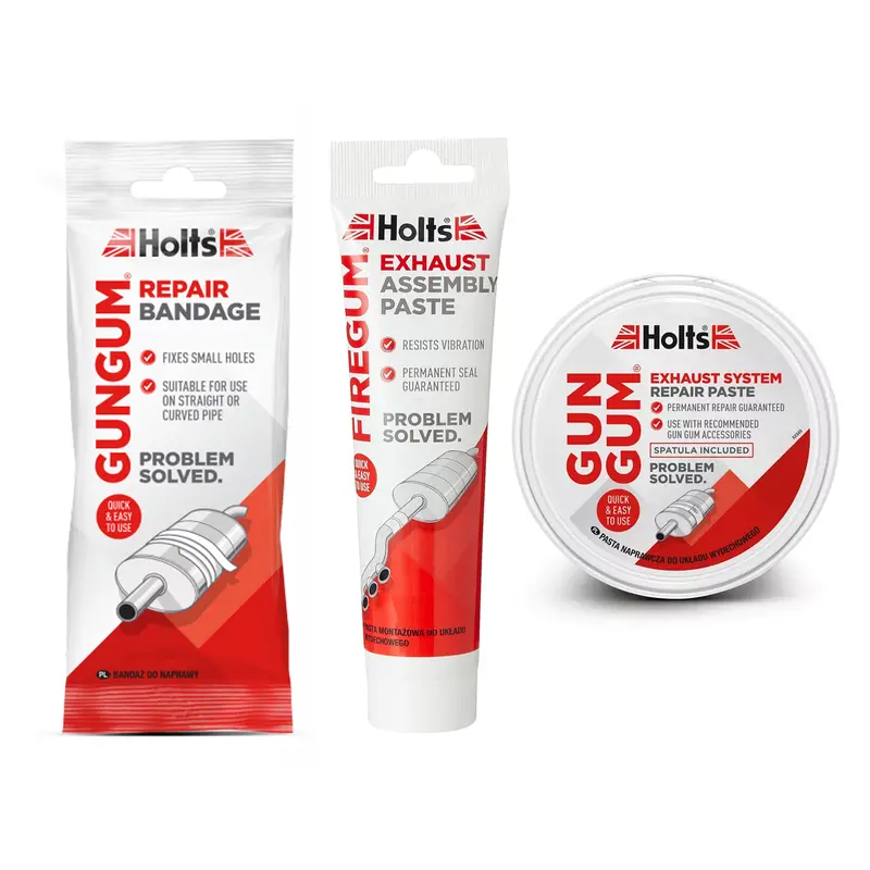 Holts Gun Gum Exhaust Repair Kit - Pack Of 3 1