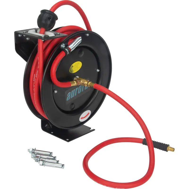 Hose Reel, Air/Water, 3/8" X 25', Single Hose, 300 Psi 1