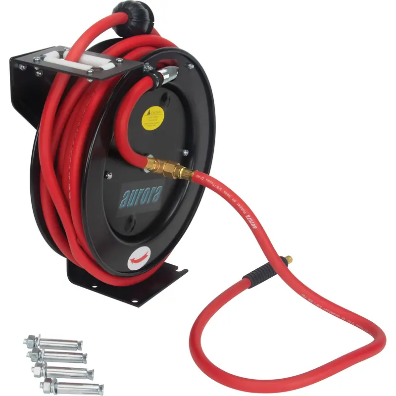 Hose Reel, Air/Water, 3/8" X 35', Single Hose, 300 Psi 1