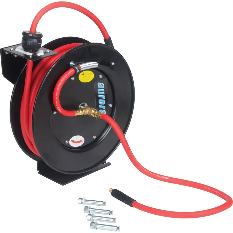 Hose Reel, Air/Water, 3/8" X 50', Single Hose, 300 Psi 1