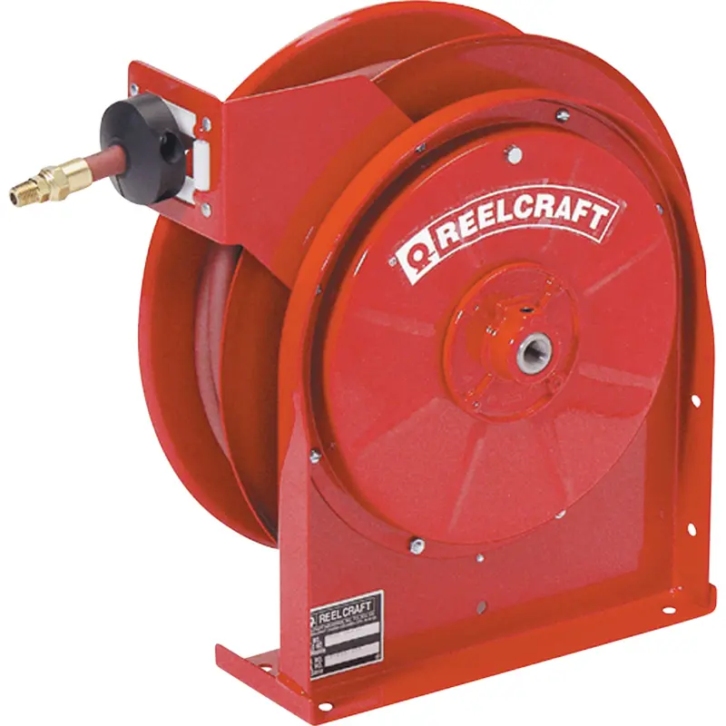 Hose Reels, Air/Water, 1/4" X 35', Single Hose, 300 Psi 1