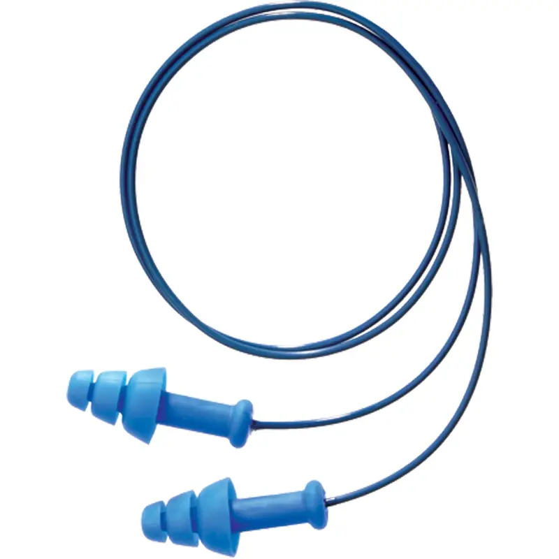 Howard Leight™ Smartfit® Metal Detectable Reusable Earplugs, Corded, One-Size, Bulk - Box, 25 Nrr Db 1