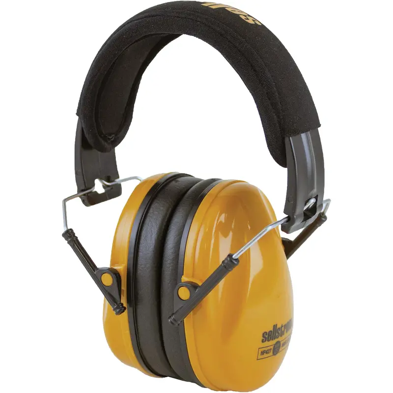 Hp427 Premium Earmuffs, Folding Headband, 27 Nrr Db 1