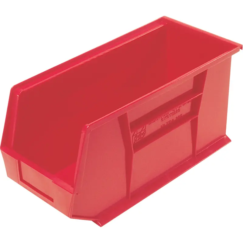 Hulk Containers, 11" W X 7" H X 23-7/8" D, Red 1