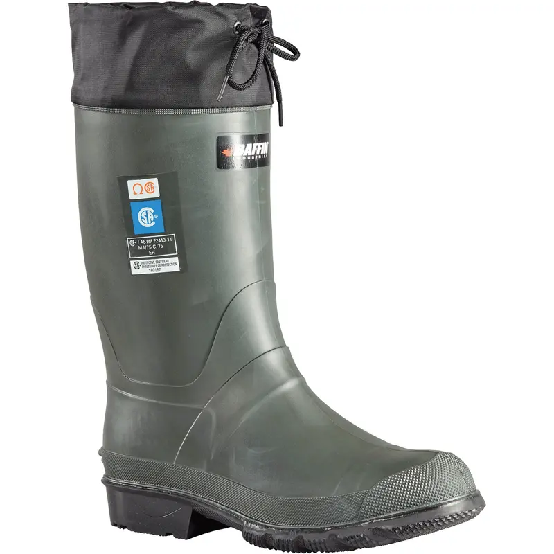 Hunter Boots, Thermoplastic Rubber, Steel Toe, Size 10 1