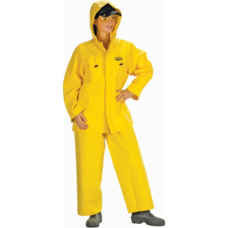 Hurricane Flame Retardant/Oil Resistant Rain Suits - Rainsuits, Small, Yellow 1