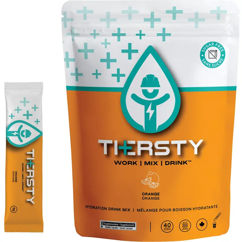 Hydration Drink Mix, Single Serve, Orange 1