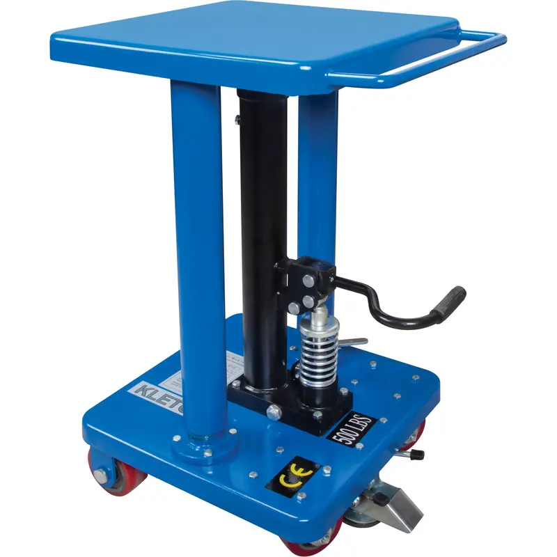 Hydraulic Work Table, 18" L X 18" W, Steel, 500 Lbs. Capacity 1