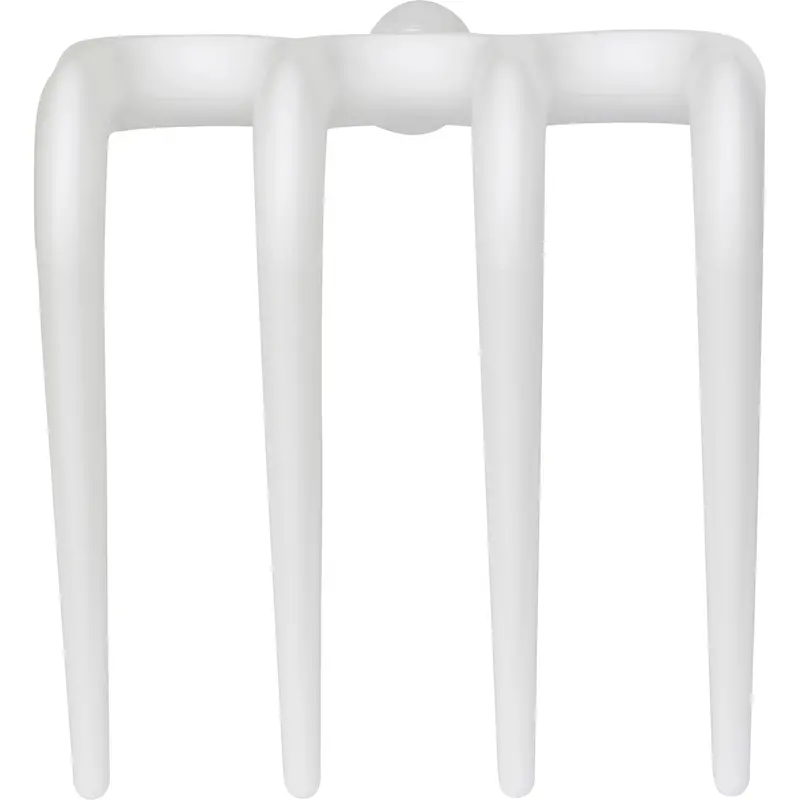 Hygienic Rake, Plastic, White 1