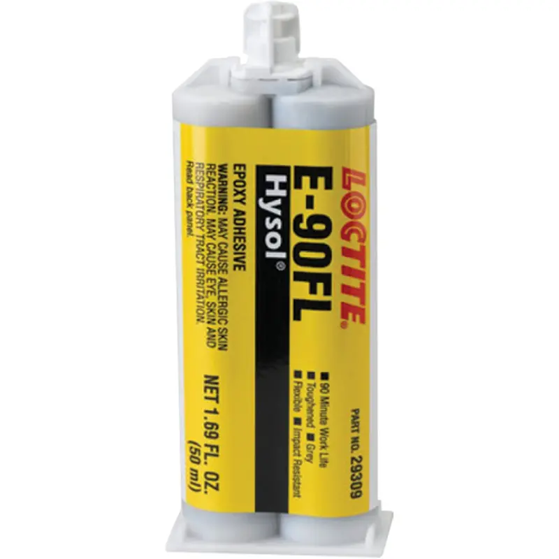 Hysol™ E-90Fl Adhesive, 102 G, Dual Cartridge, Two-Part, Grey 1
