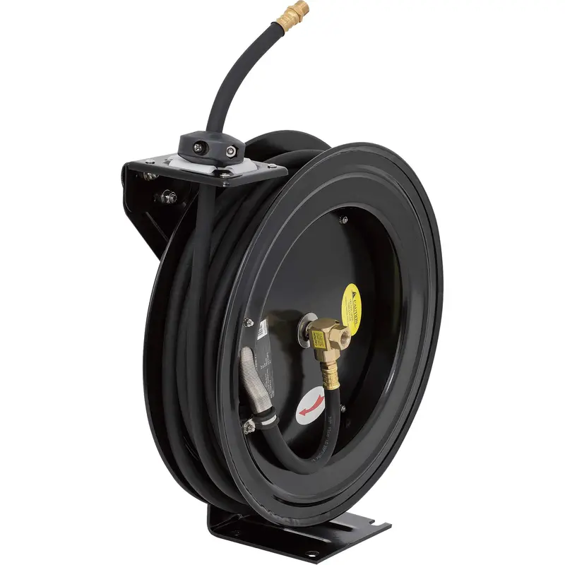 I3850as Retractable Air Hose Reel, 50', Steel 1