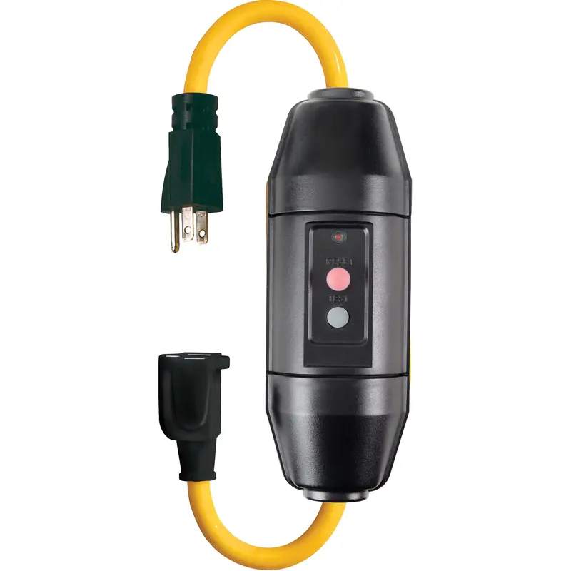In-Line Gfci Cord Sets, 120 V, 20 A, 1-1/5' Cord 1