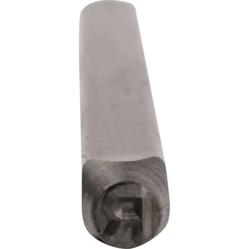 Individual Standard General Purpose Steel Hand Stamp Pieces, R, 1/4" 1