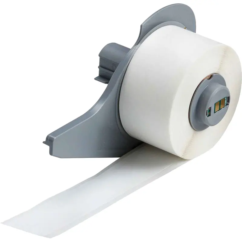 Indoor Label Printer Tape, Polypropylene, White, 1" Width 1