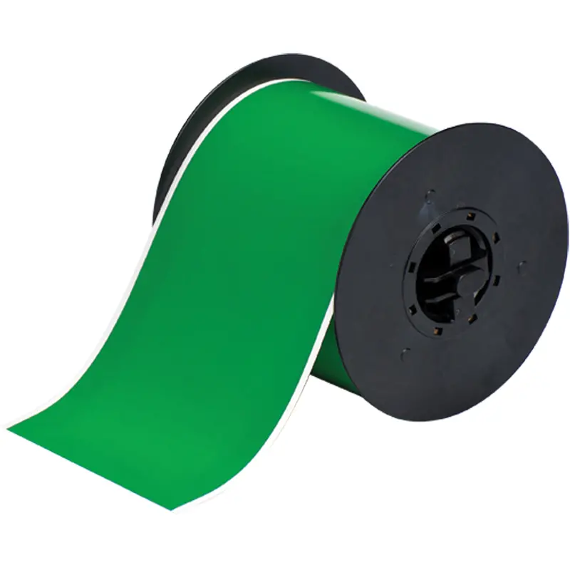 Indoor/Outdoor B-595 Tape, Vinyl, Green, 1.125" Width 1