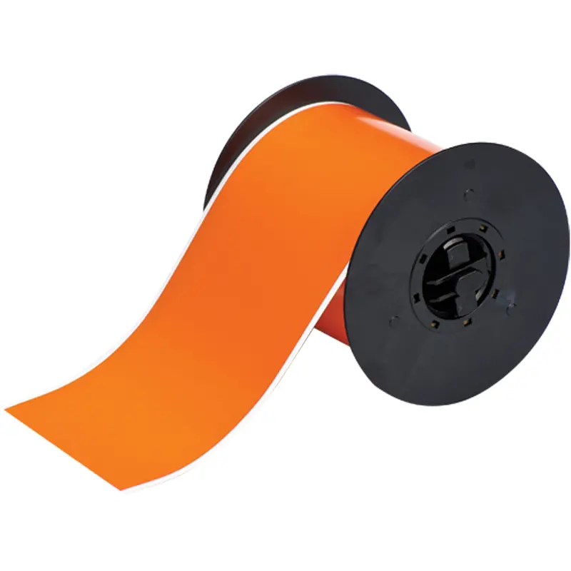 Indoor/Outdoor B-595 Tape, Vinyl, Orange, 2.25" Width 1