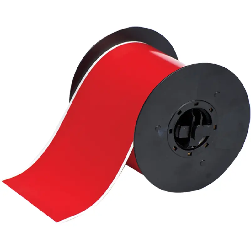 Indoor/Outdoor B-595 Tape, Vinyl, Red, 1.125" Width 1