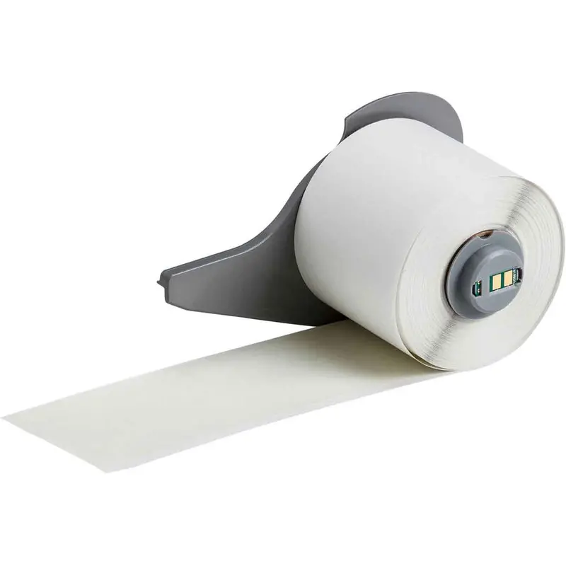 Indoor-Outdoor Label Printer Tape, Vinyl, Clear, 2" Width 1