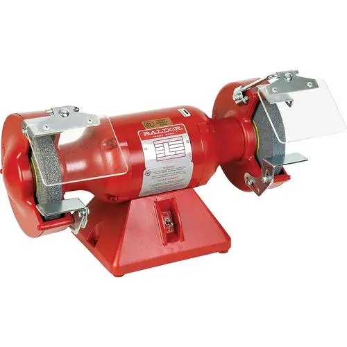 Industrial Bench Grinder, 7" Wheel Diameter, 0.5 Hp, 3600 Rpm 1