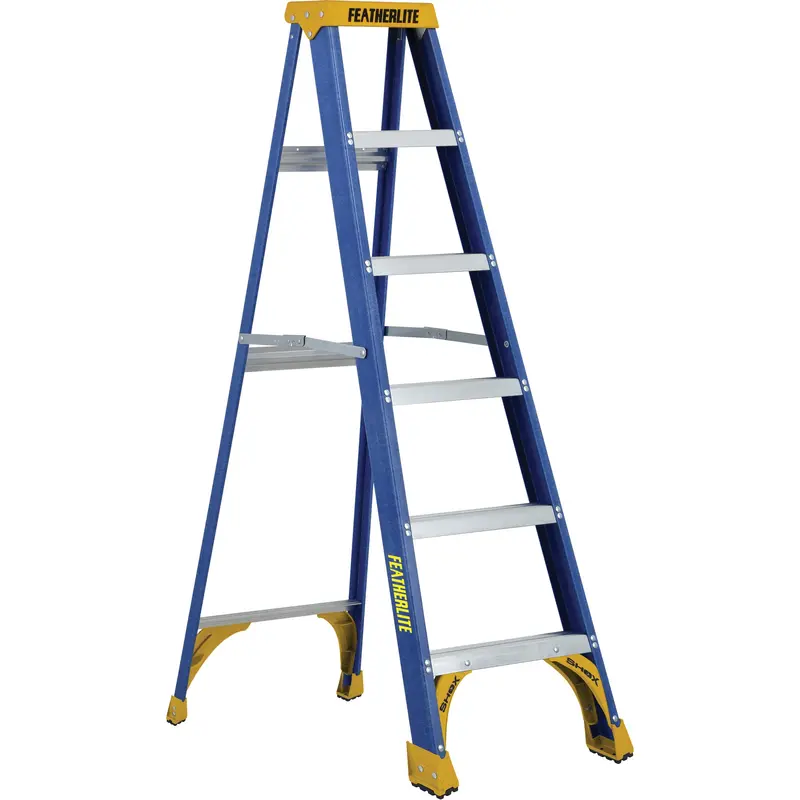 Industrial Duty Stepladders (6300 Series), 6', Fibreglass, 250 Lbs. Capacity, Type 1 1
