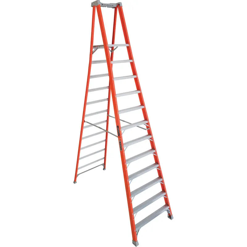 Industrial Heavy-Duty Pro Platform Stepladders (Fxp1700 Series), 12', 300 Lbs. Cap. 1