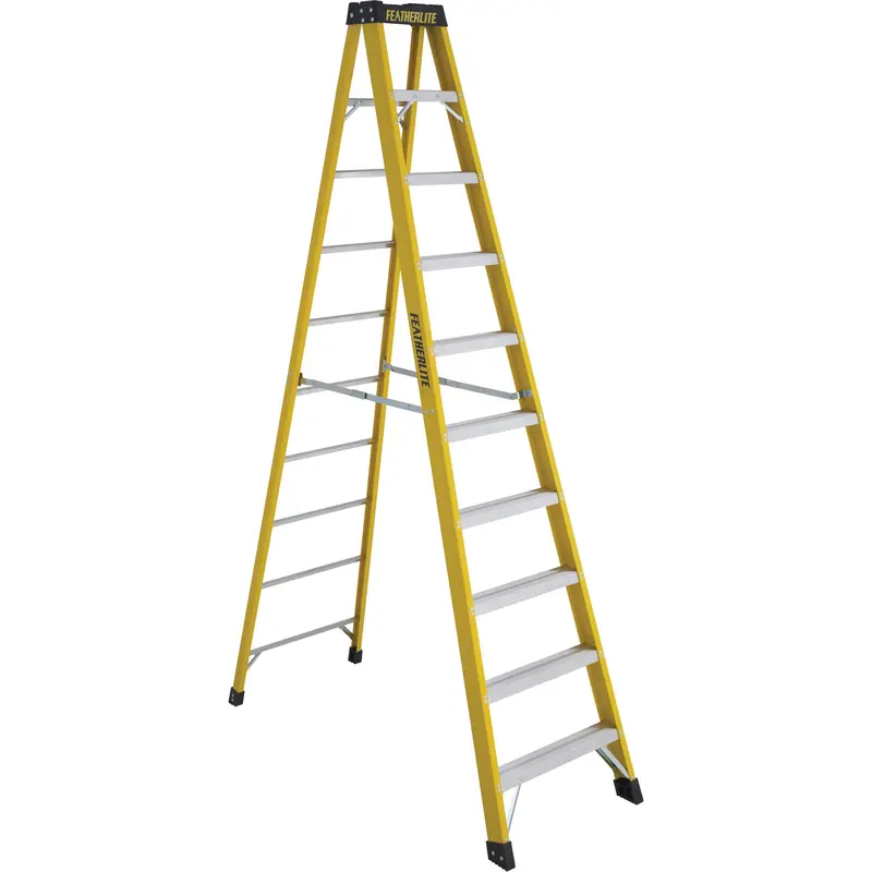 Industrial Heavy-Duty Stepladders (6900 Series), 10', Fibreglass, 300 Lbs. Capacity, Type 1A 1