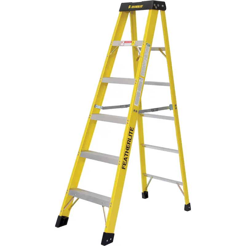 Industrial Heavy-Duty Stepladders (6900 Series), 12', Fibreglass, 300 Lbs. Capacity, Type 1A 1