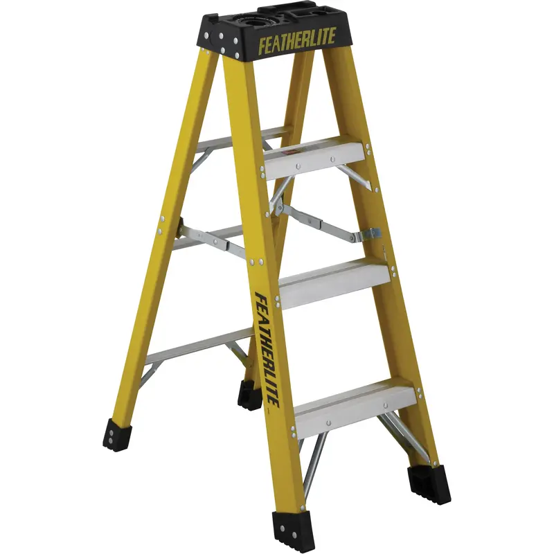 Industrial Heavy-Duty Stepladders (6900 Series), 4', Fibreglass, 300 Lbs. Capacity, Type 1A 1